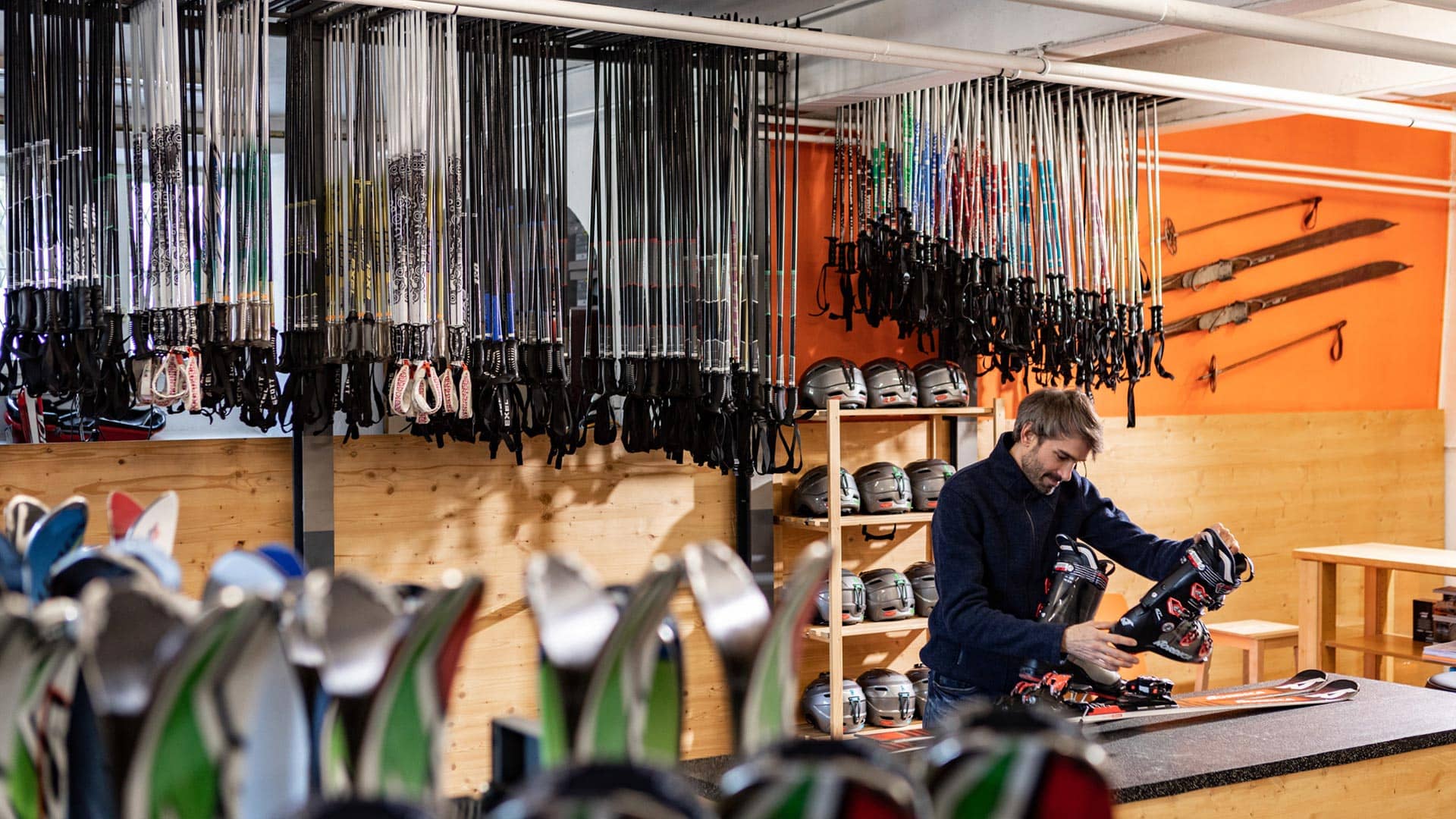 Skiservice im Hotel Reine Victoria