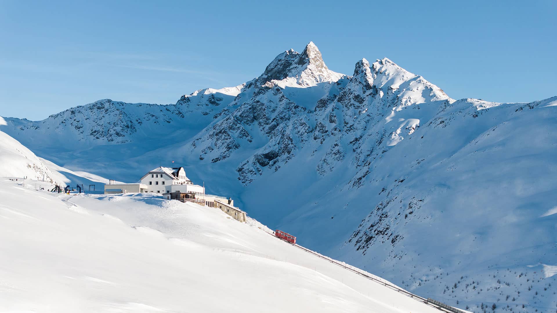 Mit der Bergbahn zum Gipfel