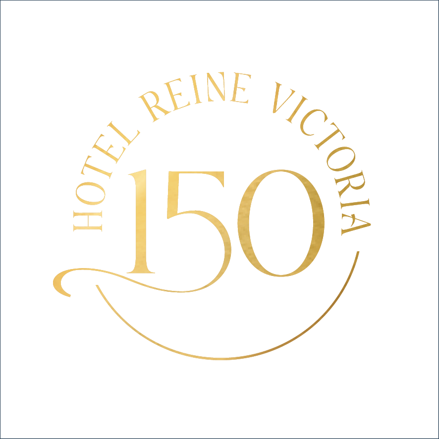 Logo 150 Jahre Hotel Reine Victoria