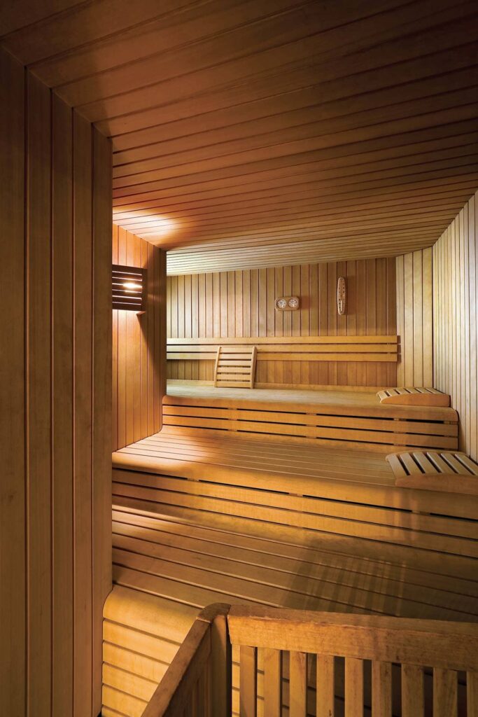 Sauna im Hotel Reine Victoria